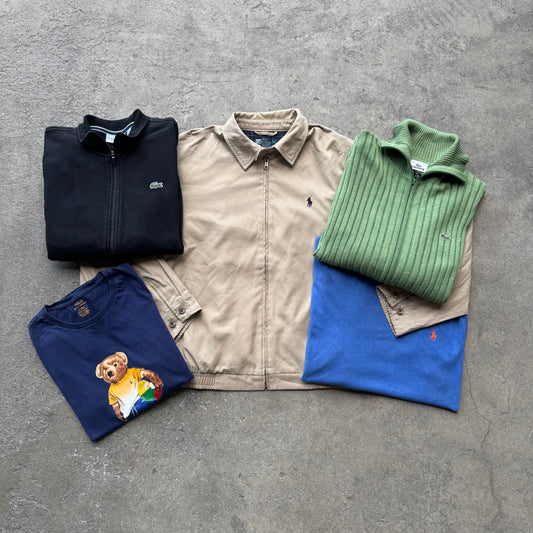 5 PIECES MYSTERY BOX - RALPH LAUREN ET LACOSTE